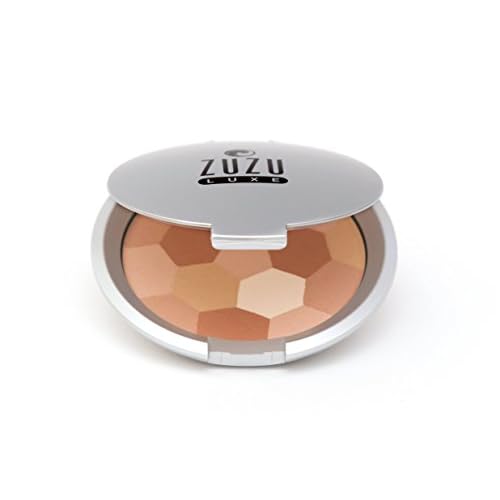 ZUZU LUXE Mosaic Illuminator (Medium - Medium to Tan/Neutral Undertones), Multi-pigmented, Natural, Paraben Free, Vegan, Gluten-Free, Cruelty-Free, Non GMO, 0.32 oz.