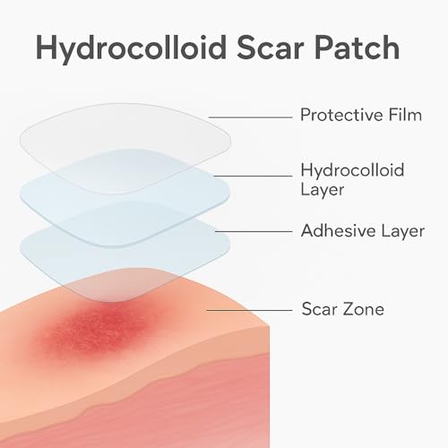 Clear Scar Sheets ? 10 Pieces ? Skin Patches for Face and Body ? Use Before Scars Fully Form ? Prevent and Reduce Scars from Acne, Scalds, Burns, Cuts, Abrasions ? Thin, Flexible, Waterproof, Gentle