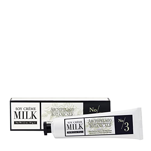 Archipelago Botanicals Soy Milk Hand Cr?me, Rich and Lightly Scented Hand Lotion for Dry Skin, Cuticles and Rough Spots, Premium Plant Extracts (3.2 oz)