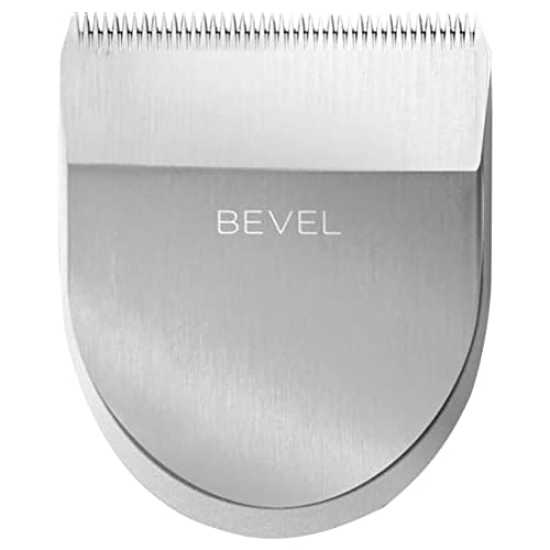 Bevel Square Trimmer Blade Attachment - Compatible with Bevel Device Only, Cordless Trimmer Attachment Head for Face, Beard, Mustache, Neck & Body - Silver, 1 Count