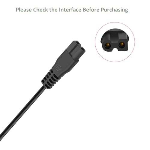 Replacement Charger for Meridian Trimmer, Charger Compatible with Meridian Grooming Electric Shaver 5V 1A 6.6FT