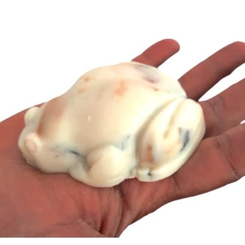 WFG WATERFALL GLEN SOAP COMPANY, LLC, Timothy frog soap, cedar wood and sandalwood, vegan, natural frog bath soap with shea butter 3.5oz