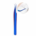 Volume Tweezers Eyelash Extensions, Lash Tweezers 45 degree Original L Shape For 0.05 0.07 0.1 0.15 0.2 Classic Lash/Mega Volume/Hybrid Lash Triple Function (Multi-Function Tweezers)