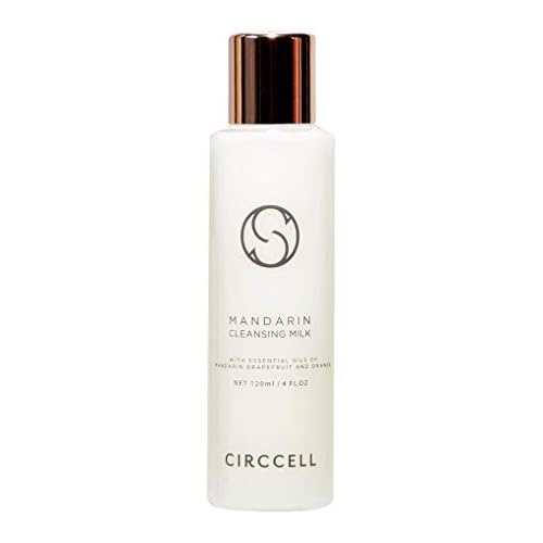 CIRCCELL Mandarin Cleansing Milk ? Hydrating & Brightening Face Cleanser with Fruit Extracts ?Anti-Aging Facial Cleanser ? Rich, Creamy Cleansing Milk Removes Makeup ? Suitable for All Skin Types