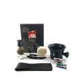 G.B.S Short Handle Safety Razor, Pure Badger Shaving Brush, Brush and Razor Stand, Bowl, Glycerin Natural Soap and 25 Blades