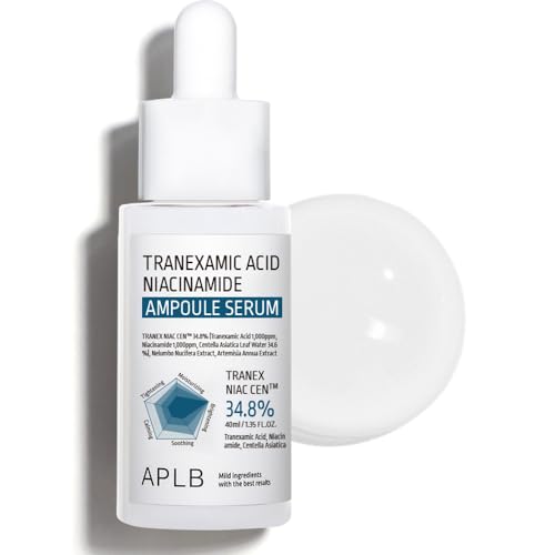 APLB Tranexamic Acid Niacinamide Ampoule Serum | TRANEX NIAC CEN¢â 34.8% 1.35 FL.OZ/Korean Skincare, Blemish care, Dark spot, Helps with skin discoloration