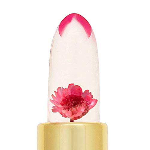 Winky Lux Color Changing Flower Jelly Lip Balm Pink and Blue Flower Bundle