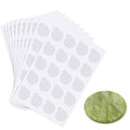 200 Pcs Eyelash Extension Adhesive Glue Pallet Sticker Pads, Disposable Waterproof Adhesive Holder Pad and 1 Pcs Eyelash Extension Jade Stone