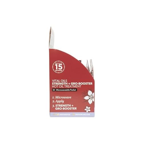 ORS HAIRepair Vital Oils Hot Oil Treatment Strength + Gro-Booster Hot Oil Treatment - Travel Packet 1.5 Ounces (Pack of 12)