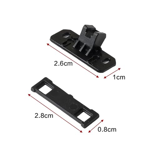2 Sets Babyliss Trimmer Blade Replacement,Trimmer Cam Follower Swing Head Guide Block Plastic Tongue for BaBylissPRO FX707 FX787 FX726 FX707B FX707Z Repair Outliner Hair Clipper