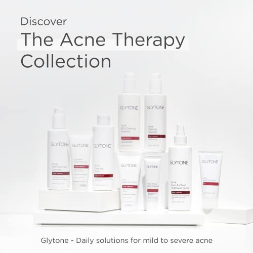 Glytone Acne Clearing Cleanser - Face Wash with 2% Salicylic Acid - Daily Acne Cleanser for Oily Skin & Clogged Pores - Removes Cystic Breakouts, Blackheads, Whiteheads & Blemishes - 6.7 fl oz