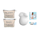 Bundle of Pearhead Mommy and Baby Travel Pouch + Pearhead Belly Casting Kit