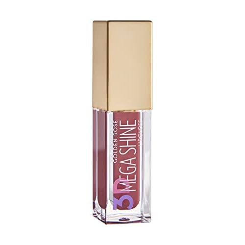 Golden Rose Hydrating Lip Gloss 3D Mega Shine Radiant Lips Amplified Volume and Fullness Mirror-Like 3D Dimensional Lip (NO:109 Brilliance)