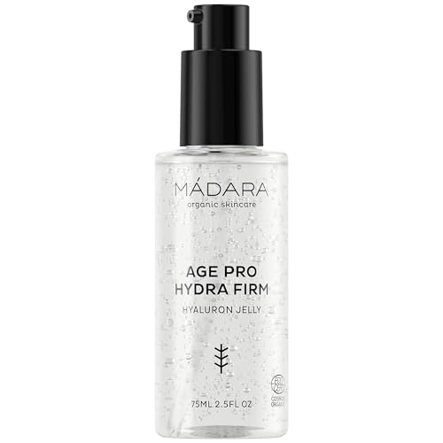 Madara Hyaluronic Acid serum - Hyaluronic Acid Moisturizer for Face, Men & Women, Oil?Free Plumping Gel in Jelly form 75ml, Botanical Actives to Hydrate, Smooth and Firm Mature, Dehydrated Skin