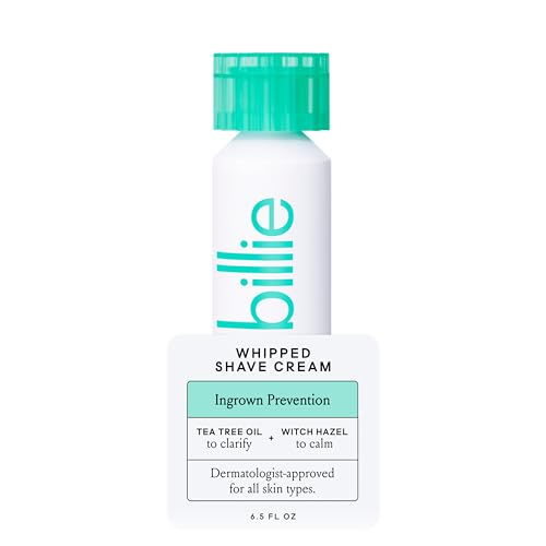 Billie Whipped Shave Cream, Ingrown-Prevention Formula, Witch Hazel, 6.5Fl Oz