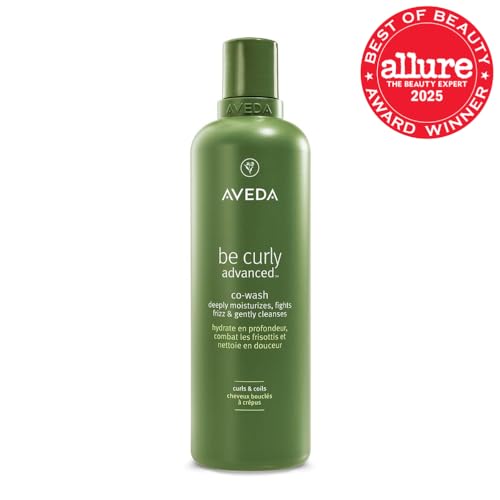 Aveda Be Curly Advanced Co-Wash | Enhances Curl Pattern, Hydrates Curly & Coily Hair | Fights Frizz | Sulfate Free | Silicone Free | 98% Naturally Derived*, 11.8 Fl Oz