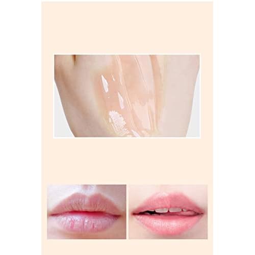 4 Pcs Bee Lip Balm Honey Pot,Honey & Strawberry Lip Mask Propolis Moisturizing Lip Balm. (2Pcs Honey &2Pcs Strawberry)