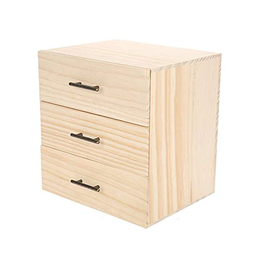 Essential Oil Storage Box - 90 Slots Three-Tiered Wooden Organizer for Oil Bottles, Essential Oil Holder, Large Capacity Cosmetic Travel Case