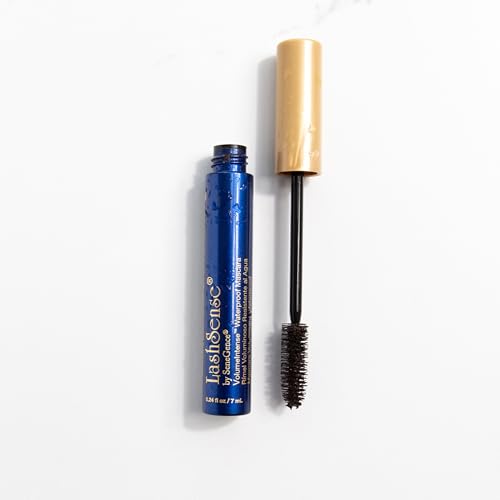 LashSense VolumeIntense Waterproof Mascara, Black, 0.24 Oz, Volumizing and Lengthening, Buildable 3D Intensity, Humidity-Resistant, Nourishing, Ophthalmologist-Tested
