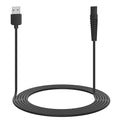 Linkidea 5V Shaver Charger Cord Compatible with Braun Series 1, 3, 5, 7, 9, Replacement USB Adapter Cable, Electric Razor Data Cable (Black)