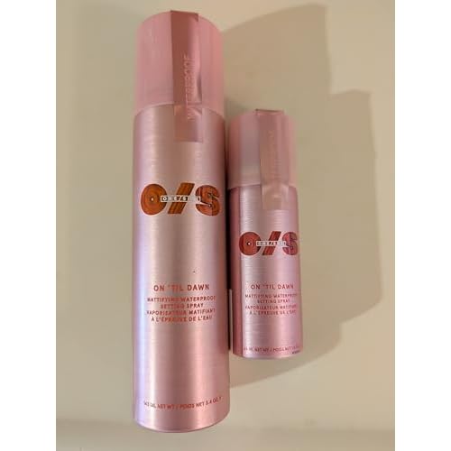 On ¡¯Til Dawn Big & Bitty Mattifying Waterproof Setting Spray Duo ? Includes Full Size (3.4 fl. oz / 146 mL) and Travel Size (1.0 fl. oz / 46 mL)