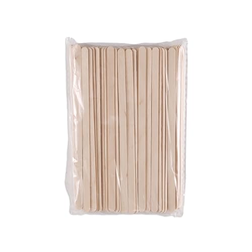 200/500/1000pcs Wood Craft Sticks Eyebrow Waxing Sticks Small Face Wax Spatulas Applicator Popsicle Sticks for Crafts,Coffee Stirrer Stick,DIY Wood Crafts for Home Art Projects (140 * 6 * 1.3mm)