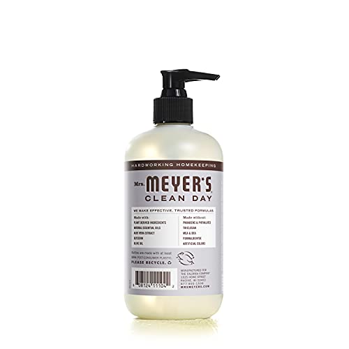 Mrs. MEYER'S CLEAN DAY Liquid Hand Soap, Lavender Scent, 12.5 Ounce Bottle Each (12.5 Ounce, Pack of 6)