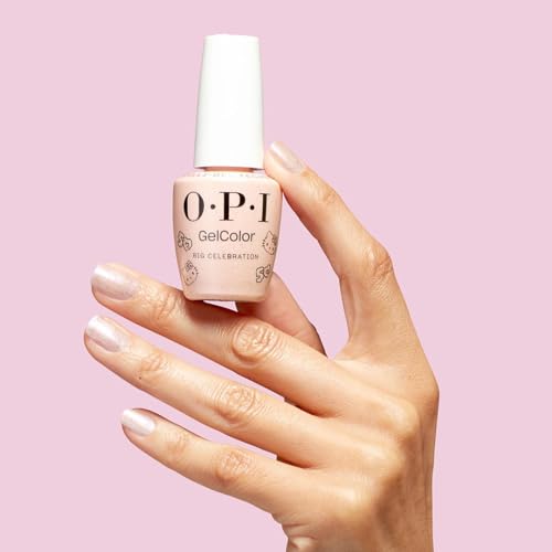 OPI GelColor Gel Nail Polish | Opaque Cr?me Metallic Shimmer UV Cure Gel Nail Polish | Hello Kitty Limited Edition Collection