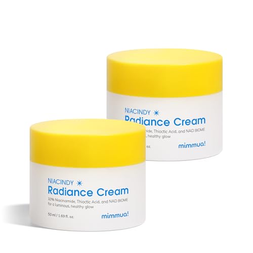 NIACINDY Radiance Capsule Cream | Liposomal NAD + 10% Niacinamide +Thioctic Acid | Dark Spot Remover & Anti-Aging Moisturizer | Korean Clinical Formula for Radiant Skin | 3ea