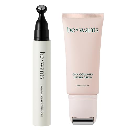 [K-Beauty] bewants Phyto Collagen Roll-On Eye Serum and Cica Collagen Lifting Cream 1.7 fl oz
