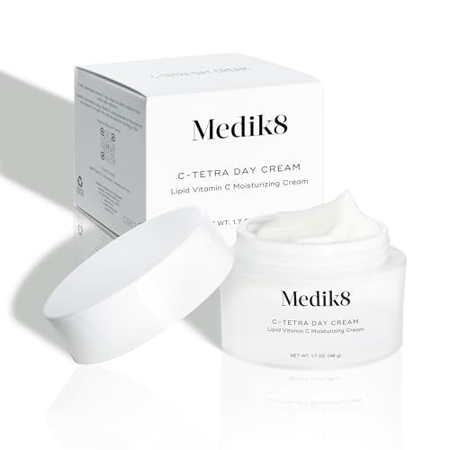 Medik8 C-Tetra Day Cream - Lipid Vitamin C Face Cream - Hydrating, Anti Aging Face Cream - Lightweight Daily Face Moisturizer with Vitamin C - 1.7 oz