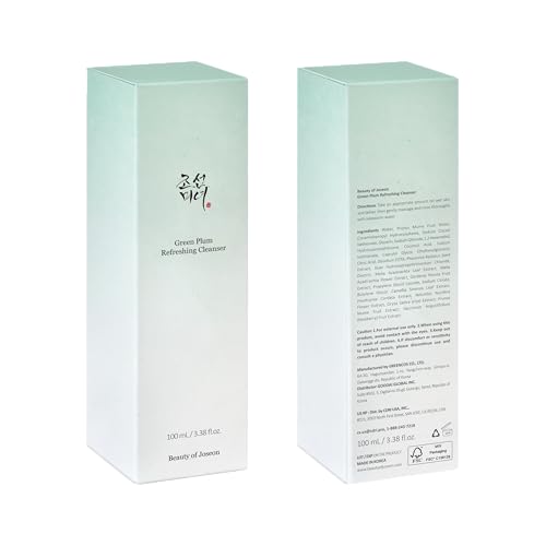 Beauty of Joseon Cleansing & Moisture Trio Ginseng Cleansing Oil Green Plum Cleanser Ginseng Essence Water Deep Cleansing and Hydration Korean Skincare