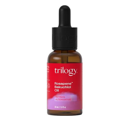 Trilogy Rosapene Bakuchiol Oil, Anti-Aging Natural Active Blend with Rosehip Oil, 1.0 fl oz