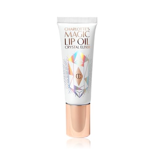 Charlotte Tilbury Magic Lip Oil - Crystal-Infused, Hydrating Lip Oil Infused with Hyaluronic Acid & Plant Extracts to Hydrate & Lock in Moisture - Doubles as an Overnight Mask for Lips