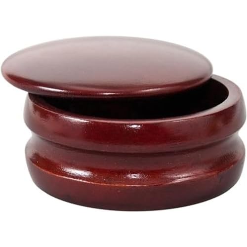 Parker Genuine Dark Mango Wood Shaving Soap Bowl - High Lustre Finish