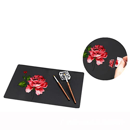 10Sheets Plastic Nail Art Palette Nail Painting Board Nail Drawing Board Nail Painting Mixed Color Palettes Paint Mixing Palette for Nail-Art Beauty Salon Color Cream Mixing, Black