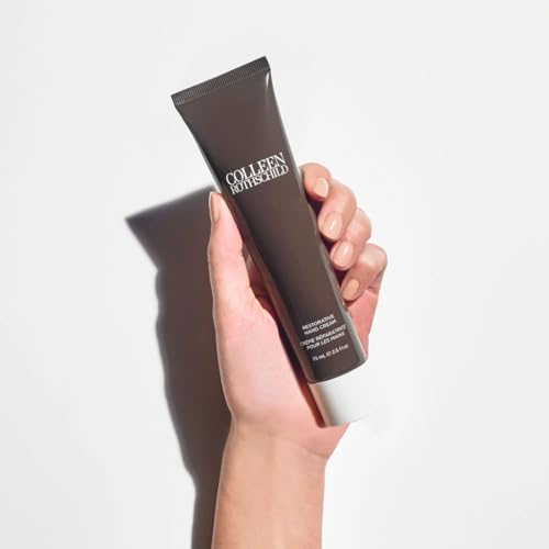 Colleen Rothschild Beauty Restorative Hand Cream for Dry Cracked Hands & Cuticles - Softens & Reduces Age Spots w/ Shea Butter - Moisturizing, Non-Greasy Hand Cream for Women & Men, 73ml (2.5 fl oz)