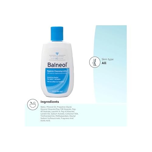 Balneol Hygienic Cleansing Lotion, 3.0 Oz (Pack of 4)