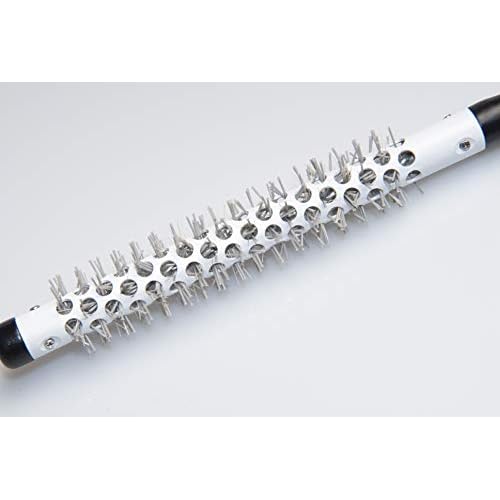 Diane Small Thermal Hair Brush for Blow Drying Curly Hair, Mini Round Wood Brush, 3/8"