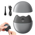 Electric Automatic Nail Clipper,3 in 1 Automatic Electric Nail Clippers,Electric Nail Trimmer for Seniors,USB-Rechargeable with LED Light and Nail Scraps Storage,Portable,Safe for Babies(Gray)