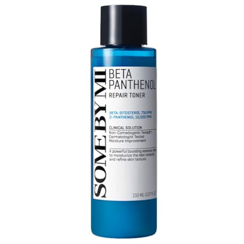 SOME BY MI Beta-Panthenol Repair Toner - 5.07Oz, 150ml - Daily Soothing Korean Toner for Face with Skin Moisturizing Effect - Rebuilding Skin Barrier with Panthenol for Milk Skin - Korean Skin Care