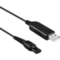 Black USB Power Charger Cord for Philips Norelco OneBlade Pro QP6510/30 Shaver Razor Electric Shavers