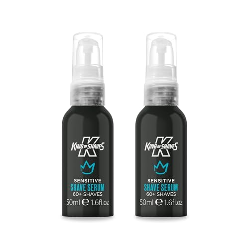 King of Shaves Advanced Sensitive Shaving Face Serum For Men 50ml TWIN PACK