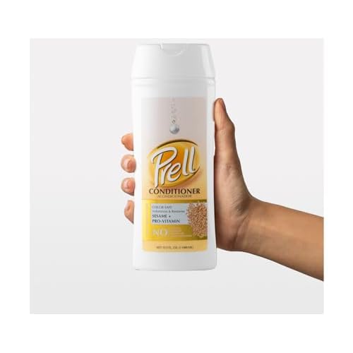 Prell Sesame + Pro-Vitamin Shampoo & Conditioner for Thinning Hair, Color Safe, Volumizes & Restores 13.5 fl. oz.