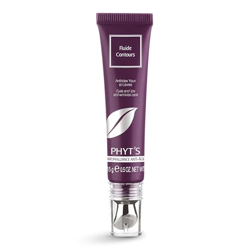 Phyts Eyes and Lips Contour Fluid - Hydrating Eye and Lip Cream - Smoothes Fine Lines, Fades Wrinkles, Tones and Regenerates Skin - 0.5 oz