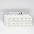 Ear Clip Pads Alpha Series, Felt Round 10mm White, Box of 256