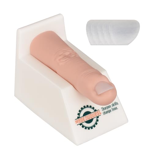 Ingrown Nail Trainer Kit with Base, Ingrown Nail Simulator for Medical Education, Wound Care Training Model