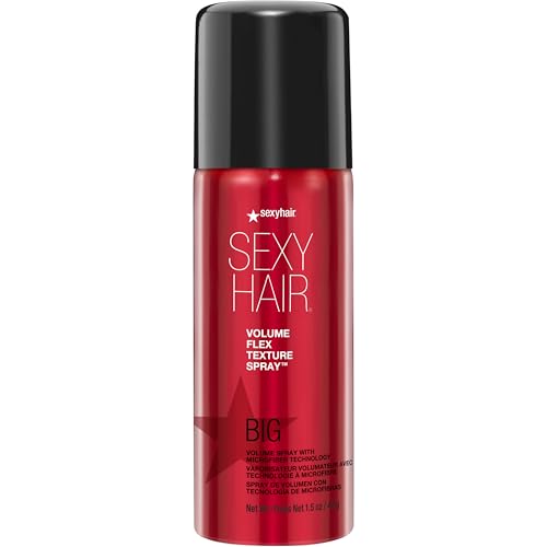 SexyHair Big Volume Flex Texture Spray with Microfiber Technology | Builds Flexible Fullness | Provides Volume Up to 2x