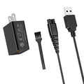 Amzpas Charger Cord for Hatteker Cordless Beard Trimmer Hair Clippers RFC-588 RFC-598 RFC-690 RFC-692 RFC-696 RSCX-7568 RSCX-9598 Electric Shaver Razor Power Adapter Supply