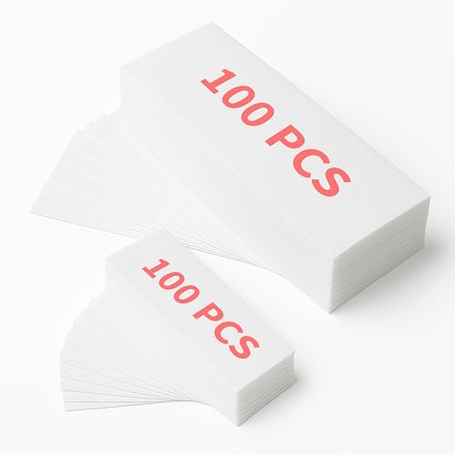 Amira Beauty 200 Non Woven Wax Strips for Hair Removal - Gentle Wax Paper for Waxing Face, Bikini, and Body - Pre Cut, Tear Resistant Small and Large Strips